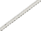 Curb Chain Bracelet in Sterling Silver 8 Inches (6.0mm)
